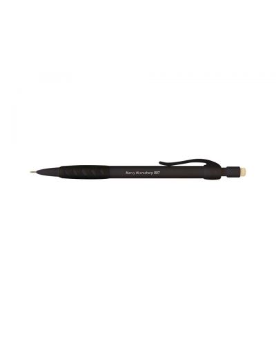 Автоматичен молив с метален връх 0.7 mm, черен - 1