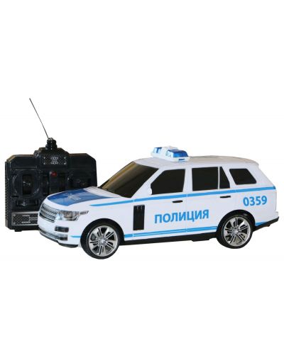 Радиоуправляема кола TToys - Полиция, със звук и светлина - 1