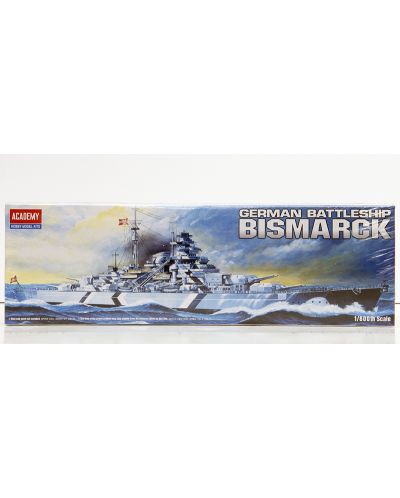 Военен кораб Academy German Battleship Bismarck (14208) - 2