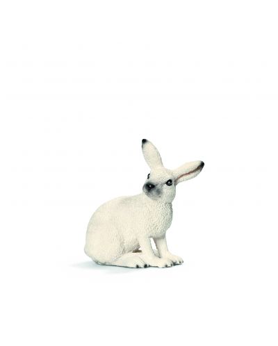 Фигурка Schleich от серията Дивия живот - Животните в Европа: Заек, бял - 1