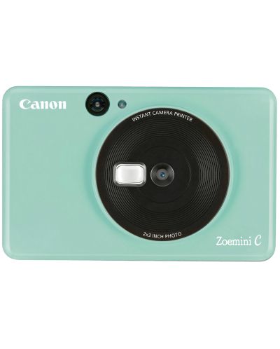 Моментален фотоапарат Canon - Zoemini C, mint green