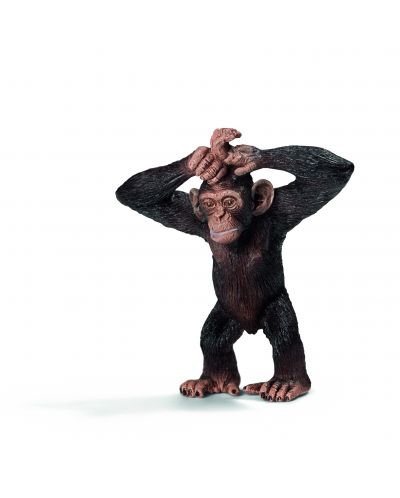 Фигурка Schleich от серията Дивия живот - Африка: Шимпанзе, малко - 1