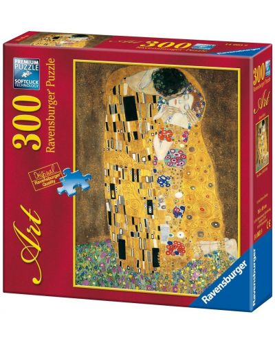 Пъзел Ravensburger от 300 части - Целувката, Густав Климт