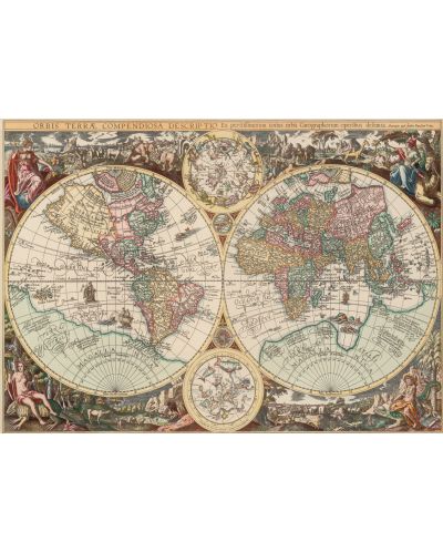 Пъзел Art Puzzle от 1500 части - Карта на света, Алберто Росини - 2