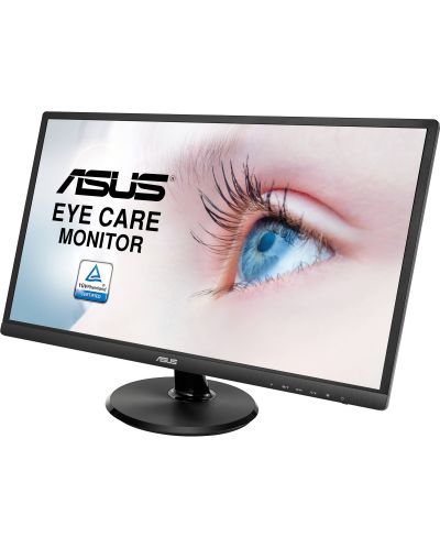Монитор Asus Eye Care - VA249HE, 23.8", FHD VA, черен - 3