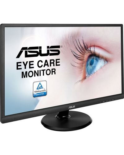 Монитор Asus Eye Care - VA249HE, 23.8", FHD VA, черен - 2
