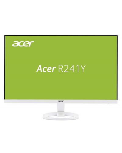 Монитор Acer - R241YBwmix, 23.8", FHD, 1ms, Бял - 1