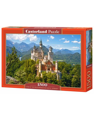 Пъзел Castorland от 1500 части - View of the Neuschwanstein Castle, Germany - 1