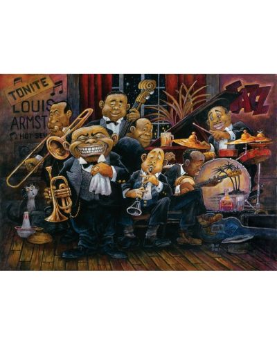 Пъзел Art Puzzle от 1500 части - Луис Армстронг и неговия оркестър, Бил Бел - 2