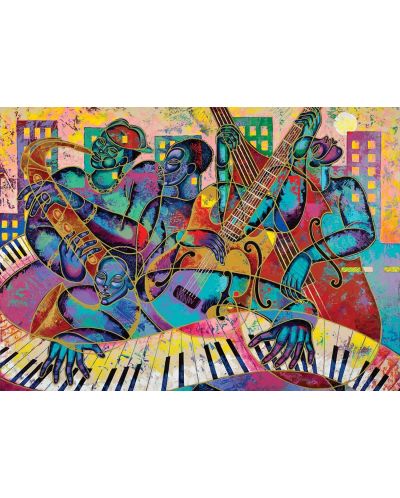 Пъзел Art Puzzle от 1500 части - Модерен джаз, Лари Пончо Браун - 2