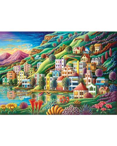Пъзел Art Puzzle от 1500 части - Скритото пристанище, Анди Ръсел - 2