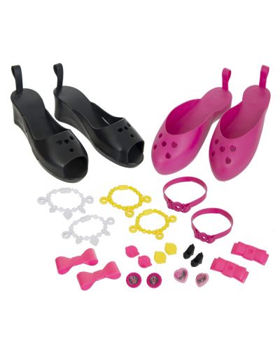 Комплект за дизайн HTI Barbie – Дизайнер на обувки, с два чифта чехлички - 2