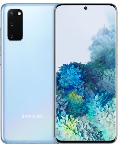 Смартфон Samsung Galaxy S20 - 6.2, 128GB, син - 4