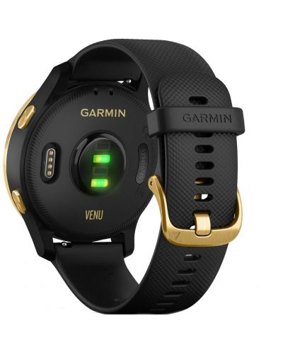 Смарт часовник Garmin - Venu, 43mm, 1.2", златист/черен - 3
