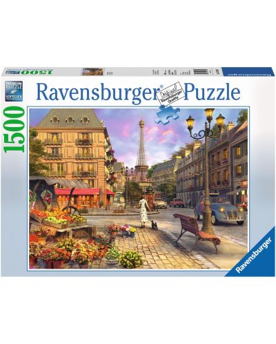Пъзел Ravensburger от 1500 части - Старинен Париж
