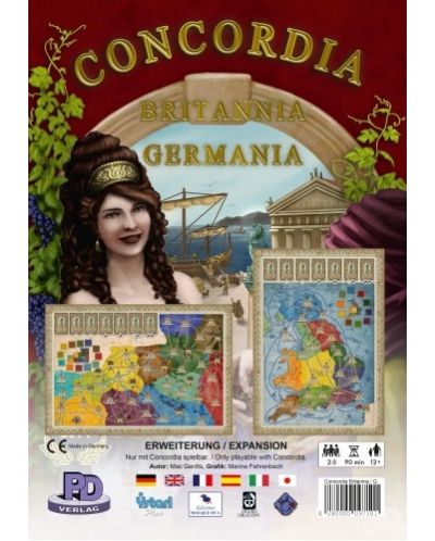 Разширение за настолна игра Concordia: Britannia & Germania - 1