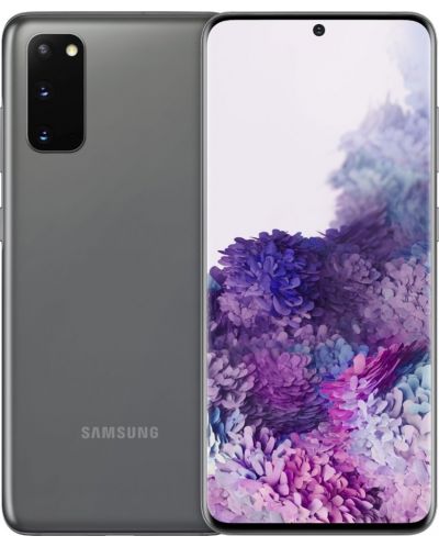 Смартфон Samsung Galaxy S20 - 6.2, 128GB, сив - 5