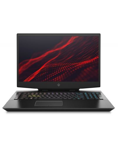 Гейминг лаптоп HP Omen - 17-cb0004nu, черен - 1