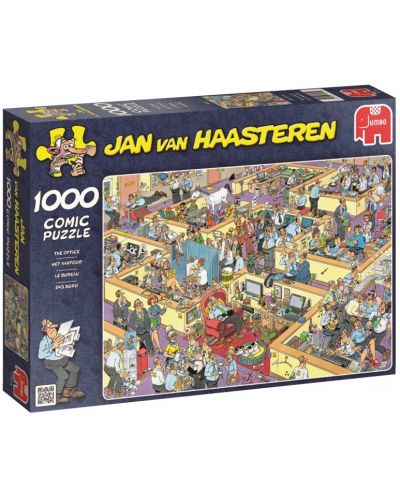 Пъзел Jumbo от 1000 части - Офис, Ян ван Хаастерен - 1