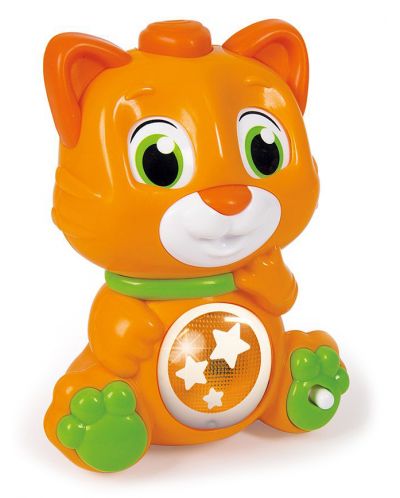 Детска играчка Clementoni Baby - Коте с въртящи очи, звук и светлина - 2