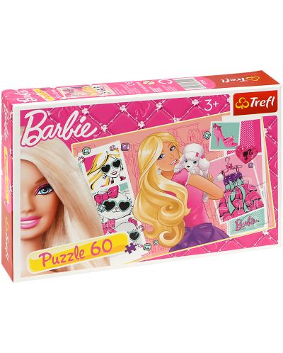 Пъзел Trefl от 60 части -  Барби: Модна икона - 1