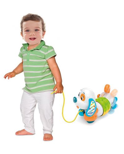 Детска играчка за дърпане Clementoni Baby - Куче Чарли, със звук - 5