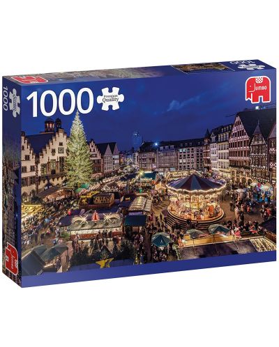 Пъзел Jumbo от 1000 части - Коледа във Франкфурт - 1