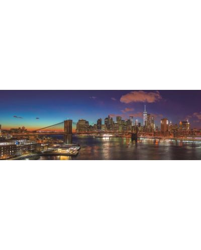 Панорамен пъзел Jumbo от 1000 части - Хъдсън бридж, Ню Йорк - 2
