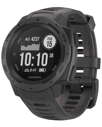 Смарт часовник Garmin - Instinct, graphite