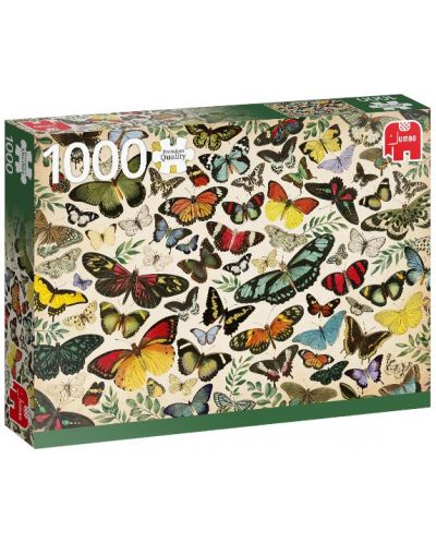 Пъзел Jumbo от 1000 части - Пеперуден плакат - 1