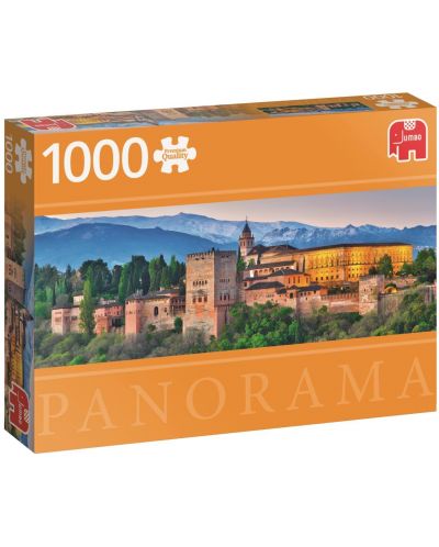 Панорамен пъзел Jumbo от 1000 части - Алхамбра, Испания - 1