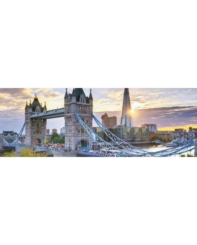 Панорамен пъзел Jumbo от 1000 части - Тауър Бридж, Лондон - 2