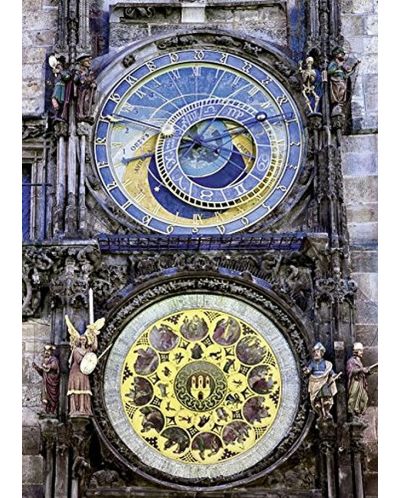 Пъзел Ravensburger от 1000 части - Астрономическия часовник Орлой, Прага - 2