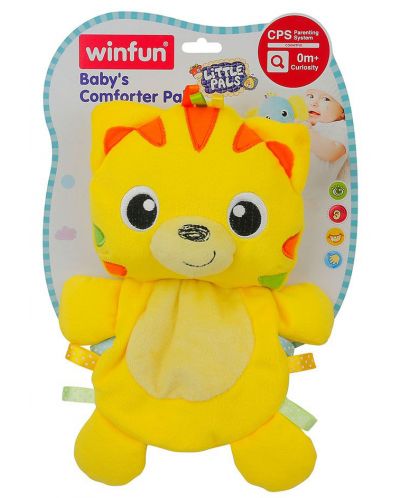 Плюшена играчка Winfun Little Pals - Шумолящно лъвче - 1
