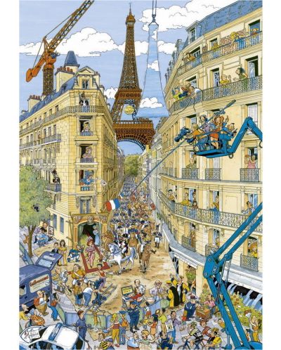 Пъзел Ravensburger от 1000 части - Париж, Frans Le Roux - 2