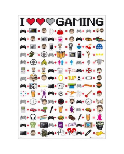 Макси плакат GB eye - I Love Gaming - 1