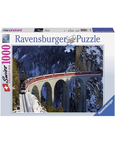 Пъзел Ravensburger от 1000 части - Виадуктът Ландвасер