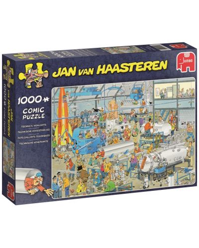 Пъзел Jumbo от 1000 части - Технически акценти, Ян ван Хаастерен - 1