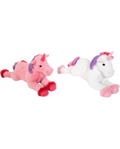 Детска играчка - Плюшен еднорог, розов или бял - 1