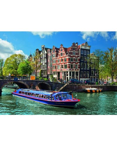 Пъзел Ravensburger от 1000 части - Каналите в Амстердам - 3