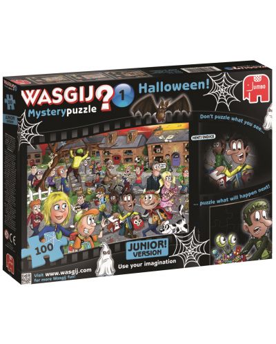 Пъзел Jumbo Wasgij от 100 части - Хелоуин - 1