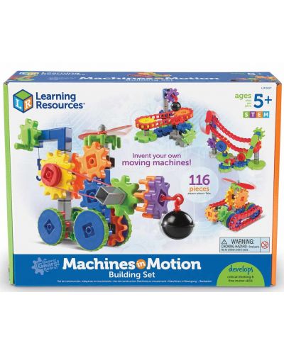 Детски конструктор Learning Resources - Машини в действие - 1