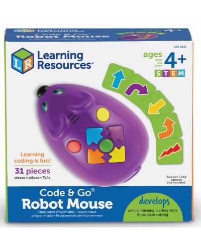 Детска играчка за програмиране Learning Resources – Мишката Джак - 1