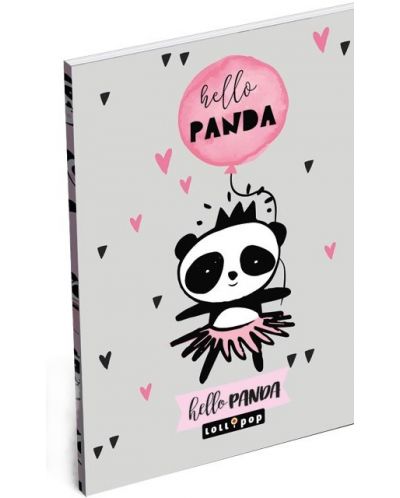 Тефтер Lizzy Card - Hello Panda, формат A7 - 1