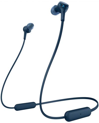 Безжични слушалки Sony - WI-XB400, безжични, сини - 1