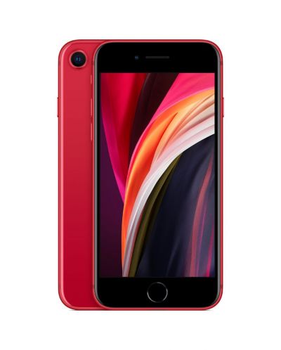 Смартфон Apple - iPhone SE 2nd gen, 64GB, червен - 1