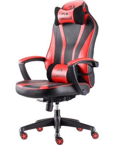 Гейминг стол Redragon - Metis C101-BR, червен/черен