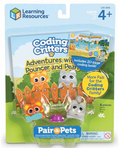 Детски комплект за игра Learning Resources - Паунсър и Пърл - 1