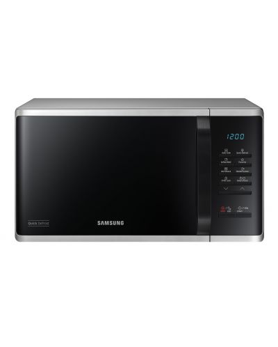 Микровълнова печка Samsung - MS23K3513AS/OL, 800W, 23 l, сребриста - 1