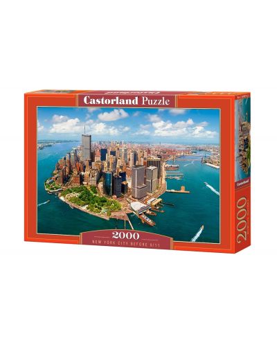 Пъзел Castorland от 2000 части - Ню Йорк преди 9/11 - 1